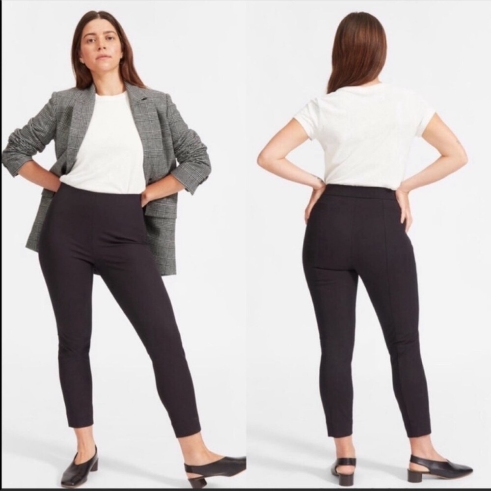 Everlane Curvy Side Zip Work Pant Black Size 6
